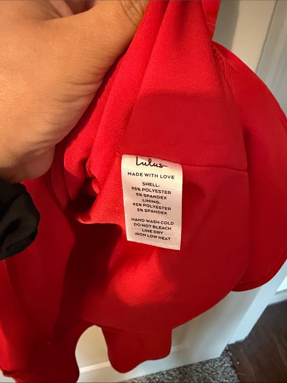 Lulus Red Spaghetti-Strap Ruffle Mini Dress - Picture 3 of 4